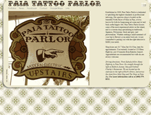 Tablet Screenshot of paiatattooparlor.com